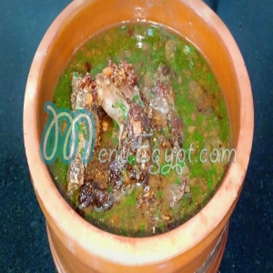  طاجن ملوخية باللحمة