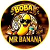 Mr.Banana Boba n Sushi Logo