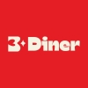 Three Diner menu