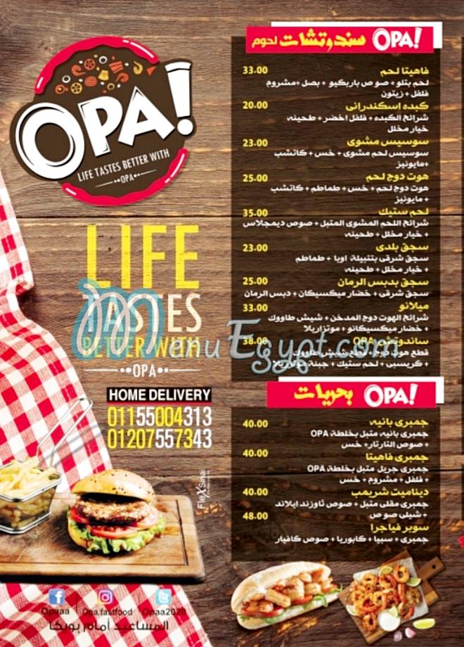 !OPA menu