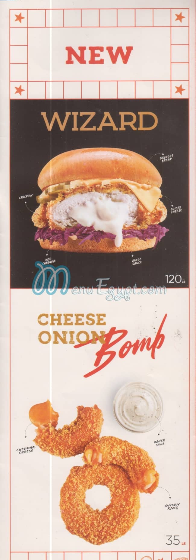 Buffalo Burger menu Egypt 5