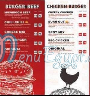 Burger Spot delivery menu