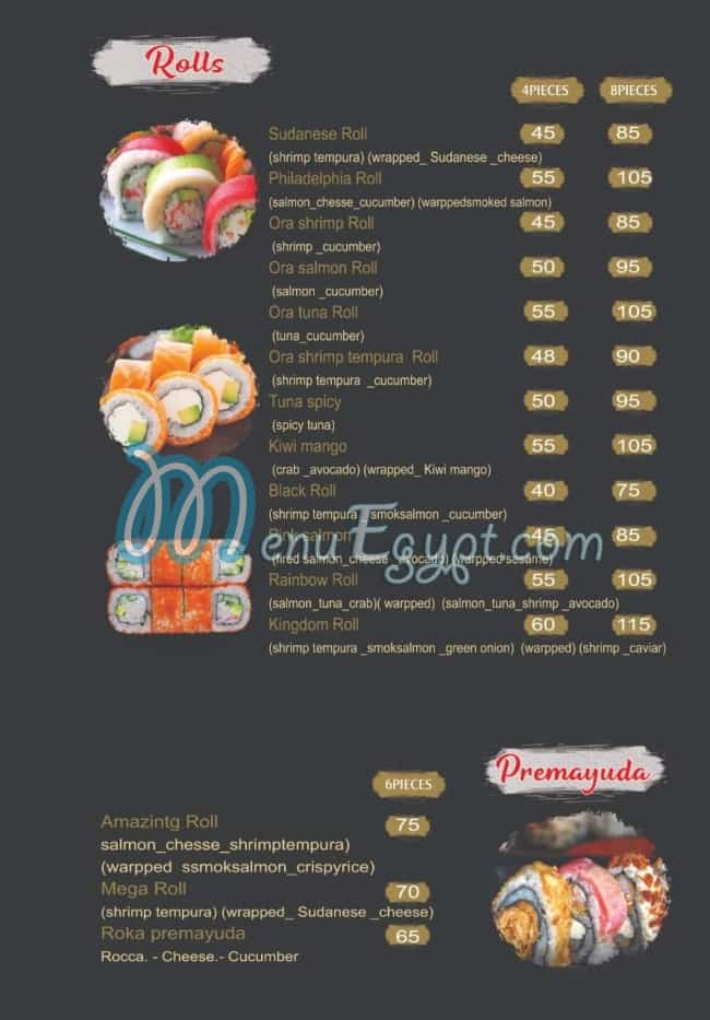 Kingdom Sushi online menu