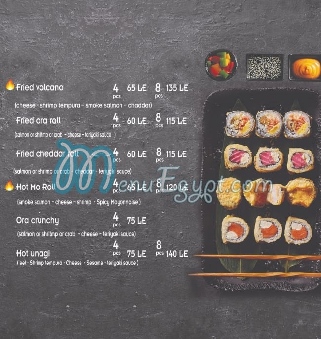 Mo Sushi delivery menu