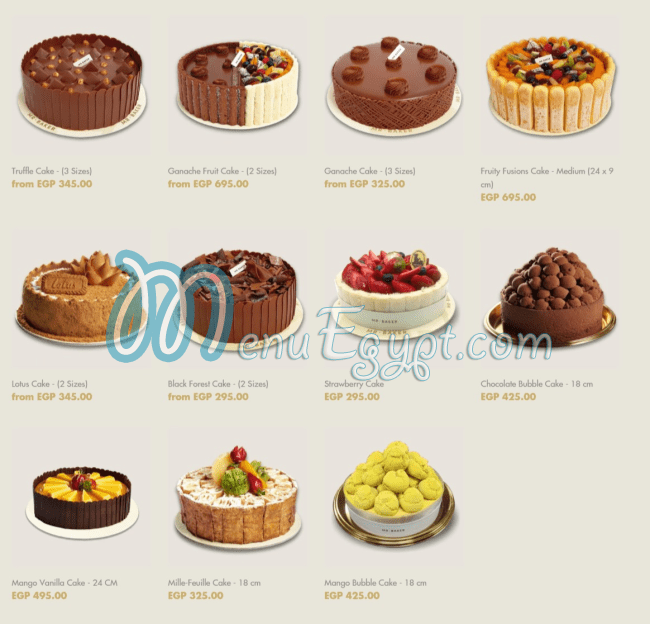 Menu delivery hotline Mr Baker Haram منيو ورقم مطعم مستر بيكر