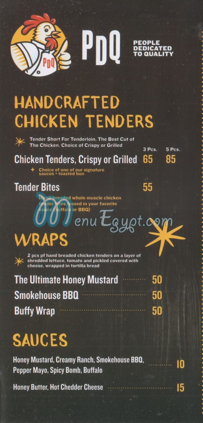 P D Q menu Egypt