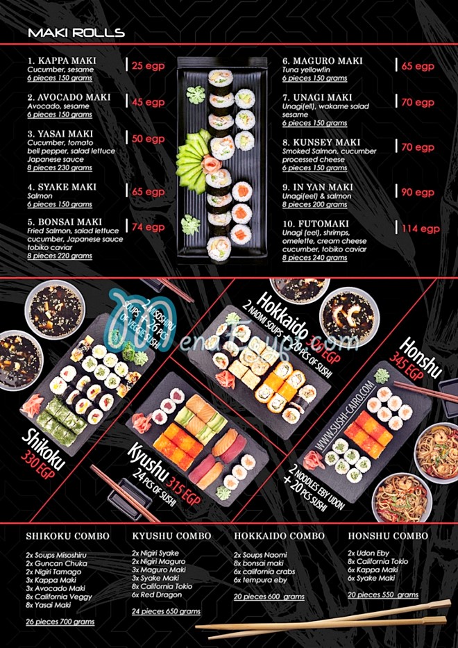 Sushi Club Cairo delivery