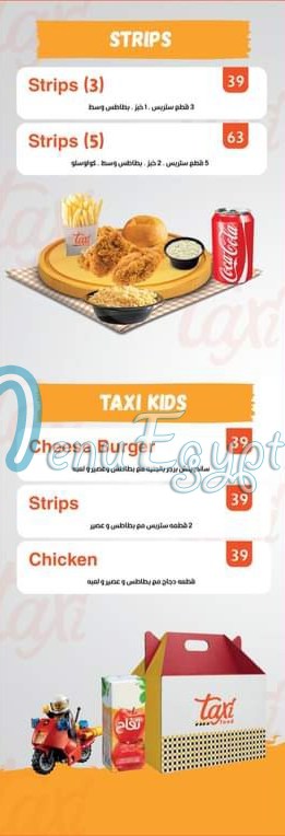 Taxi Food online menu