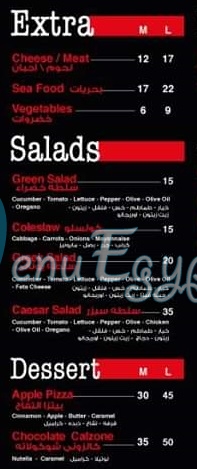 Torino delivery menu