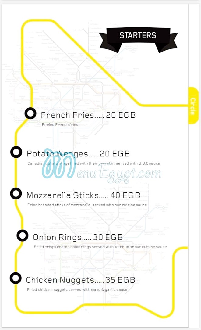 Underground -Street Food delivery menu