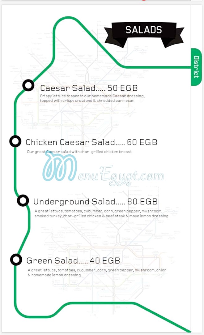 Underground -Street Food online menu