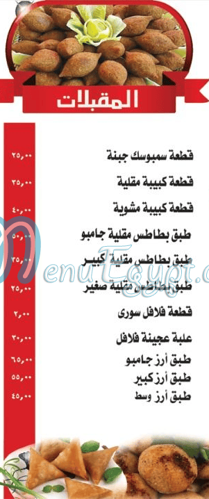 ABO HOSIN ELSOORY Dokki menu