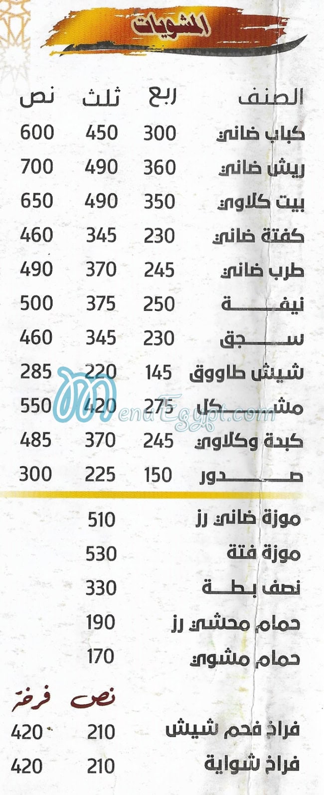 المراسيم مصر