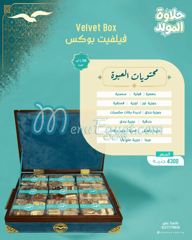 Alnoras menu Egypt 9
