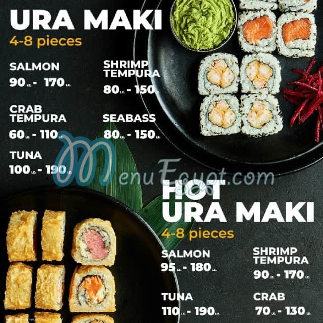 Ama Sushi online menu