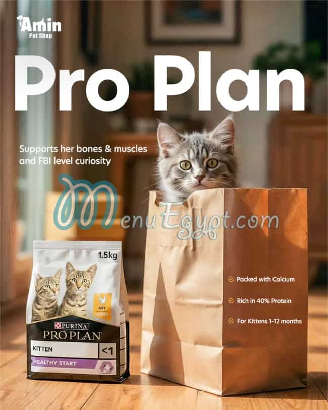 منيو أمين بيت شوب