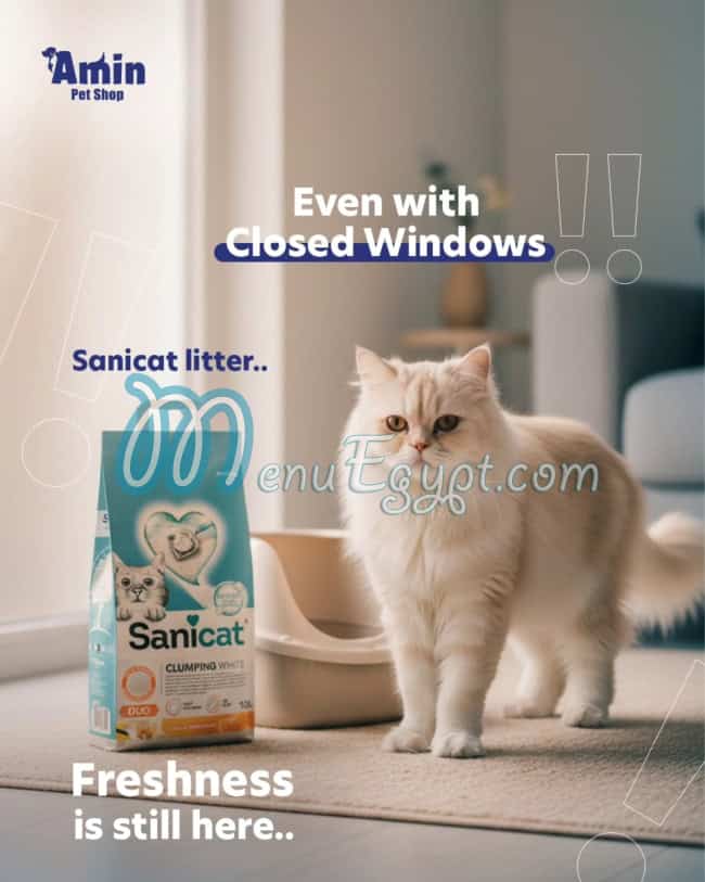 منيو أمين بيت شوب مصر