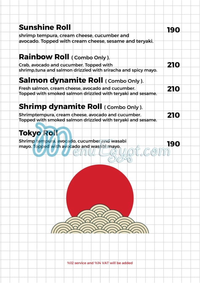 Arigato Sushi and Grill menu Egypt 4