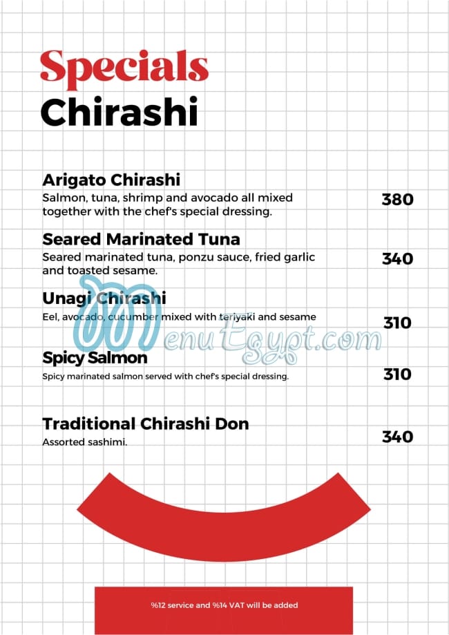 Arigato Sushi and Grill menu Egypt 11