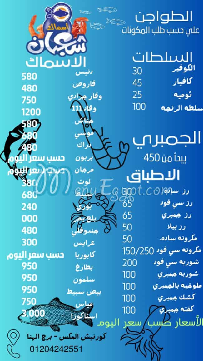 Asmak Shabaan menu Egypt 2