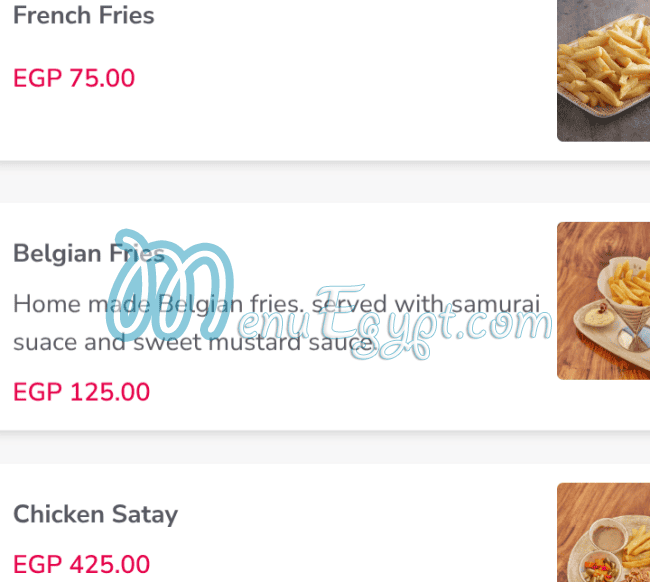 منيو بيك ماي داي مصر 1