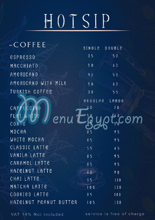 Beans & Brew menu Egypt 6