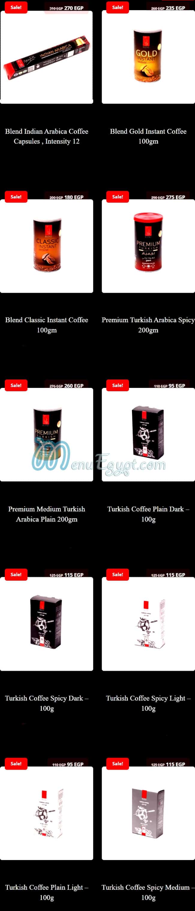 Blend menu Egypt