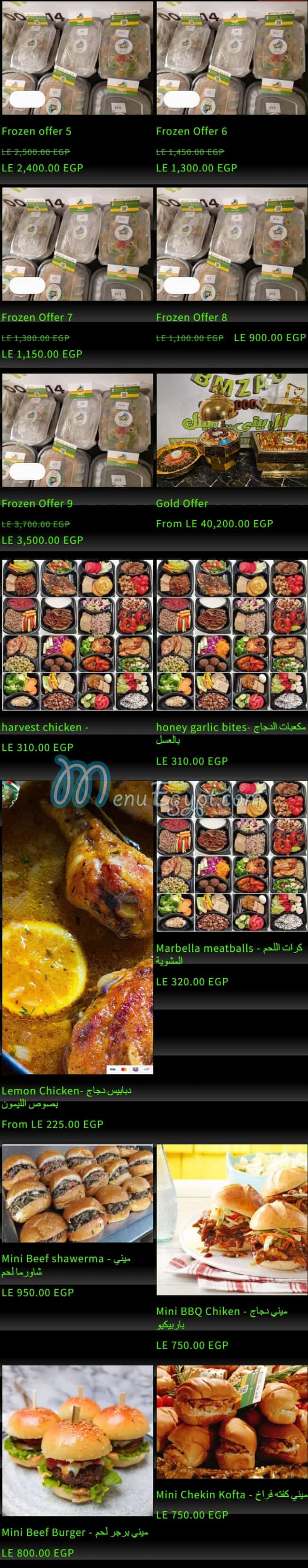 منيو بمزاج مصر