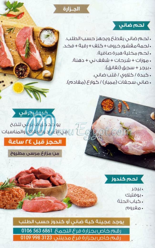 Broccar menu Egypt 9