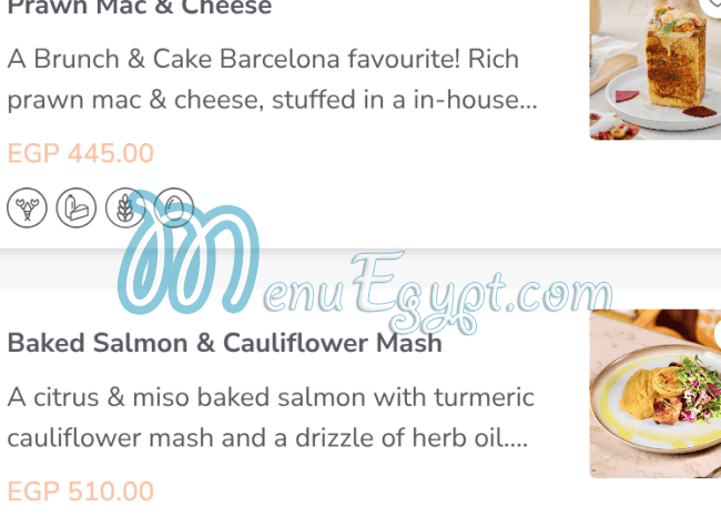 Brunch and Cake menu Egypt 13