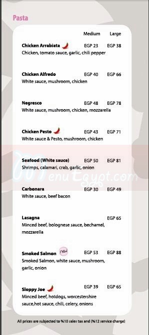 Bubblicious menu prices