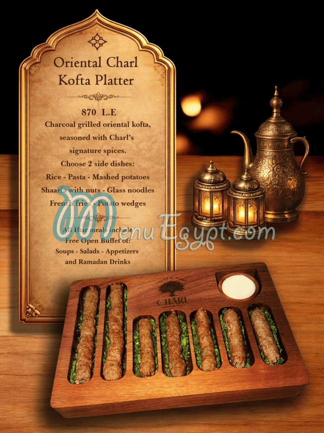 Charl Restaurant menu Egypt 13