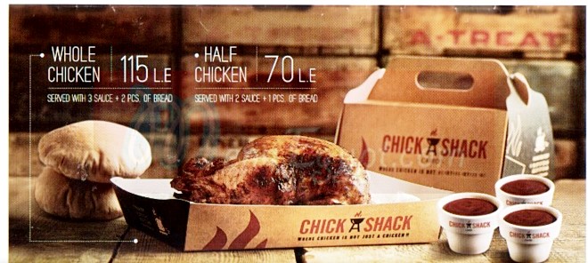 Chick Shack delivery menu