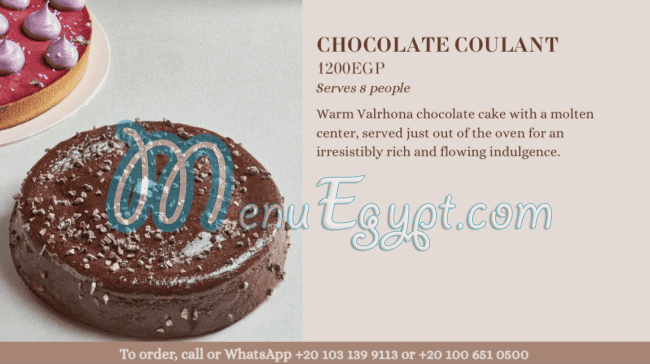 Chouchou menu Egypt 2