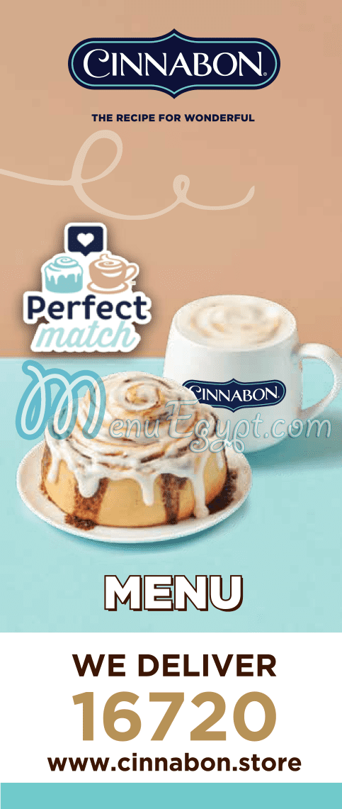 Cinnabon menu