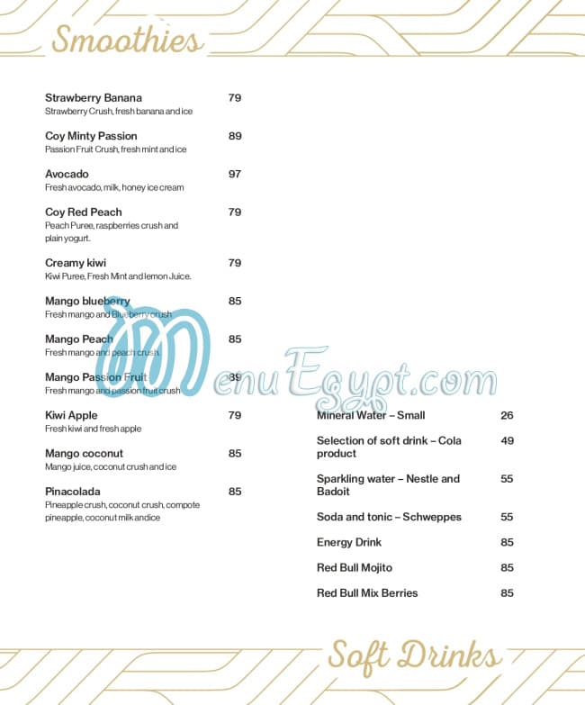 Coy menu Egypt 9