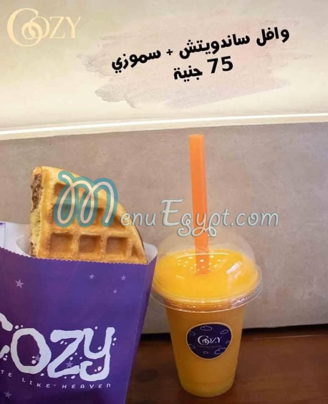 Cozy Dessert Bar menu Egypt 8