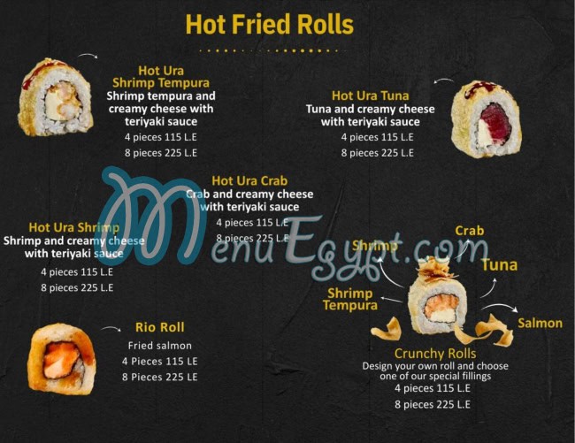 Crunch Sushi And Burger menu Egypt 4