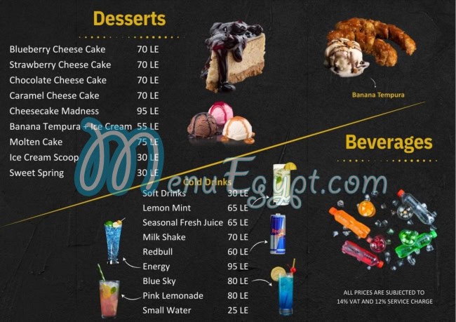 Crunch Sushi And Burger menu Egypt 11