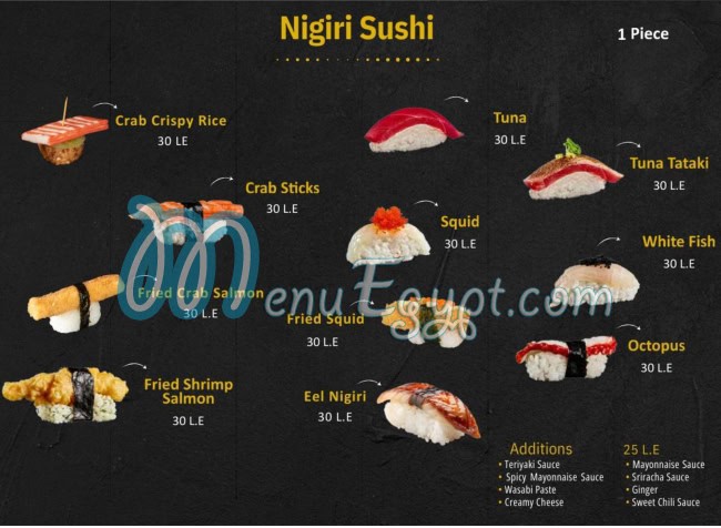 Crunch Sushi And Burger delivery menu