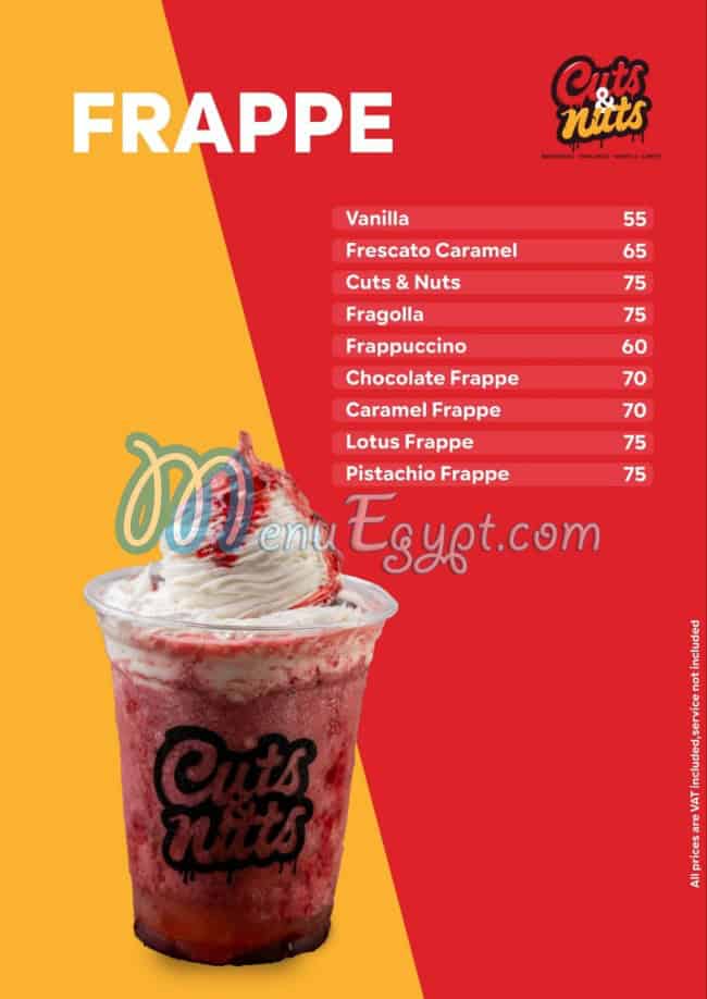 Cuts & Nuts menu Egypt 5