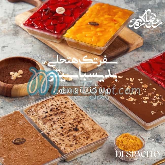 Despacito Patisserie menu Egypt 6