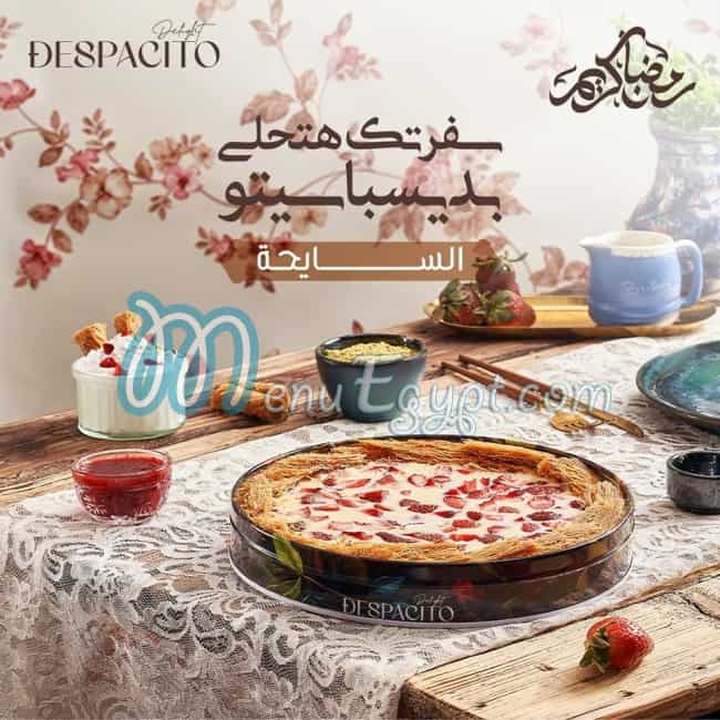 Despacito Patisserie menu Egypt 1