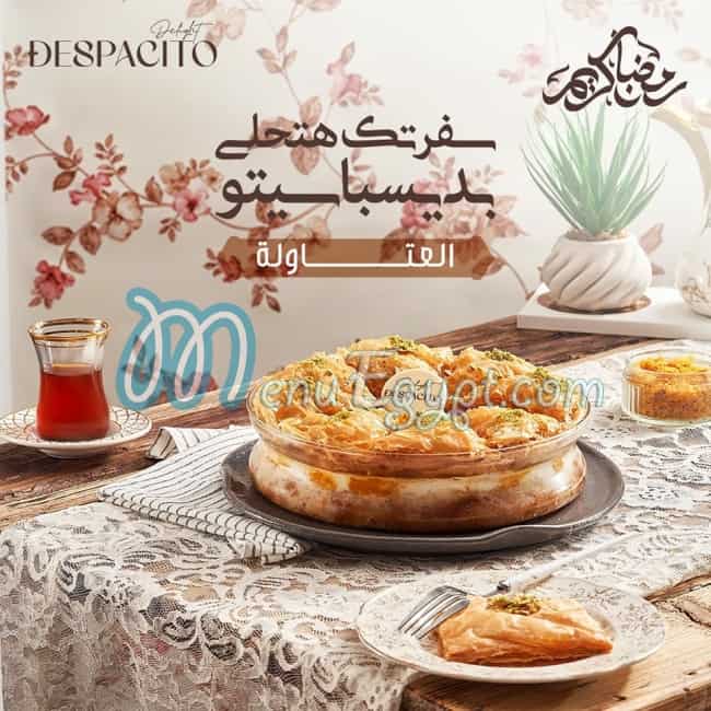 Despacito Patisserie menu Egypt 2