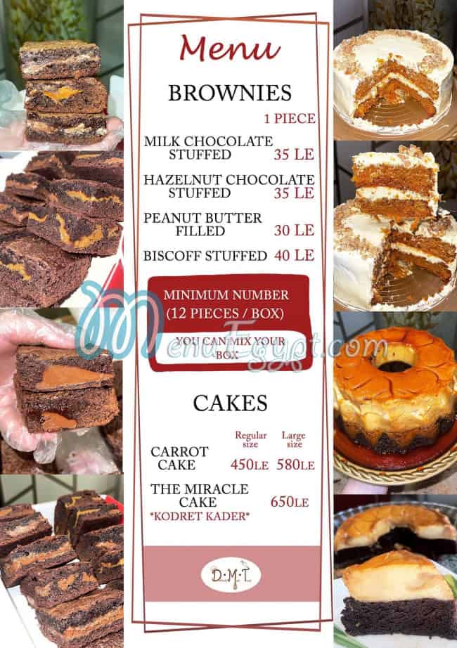 DMT Bakery menu Egypt 1