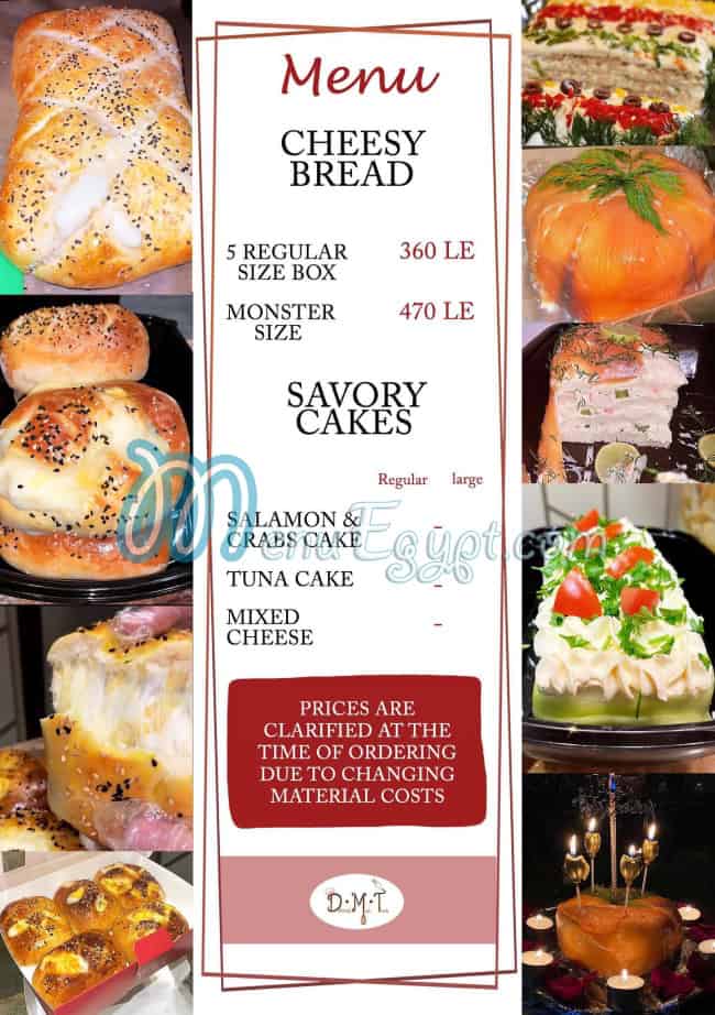 DMT Bakery menu Egypt 2