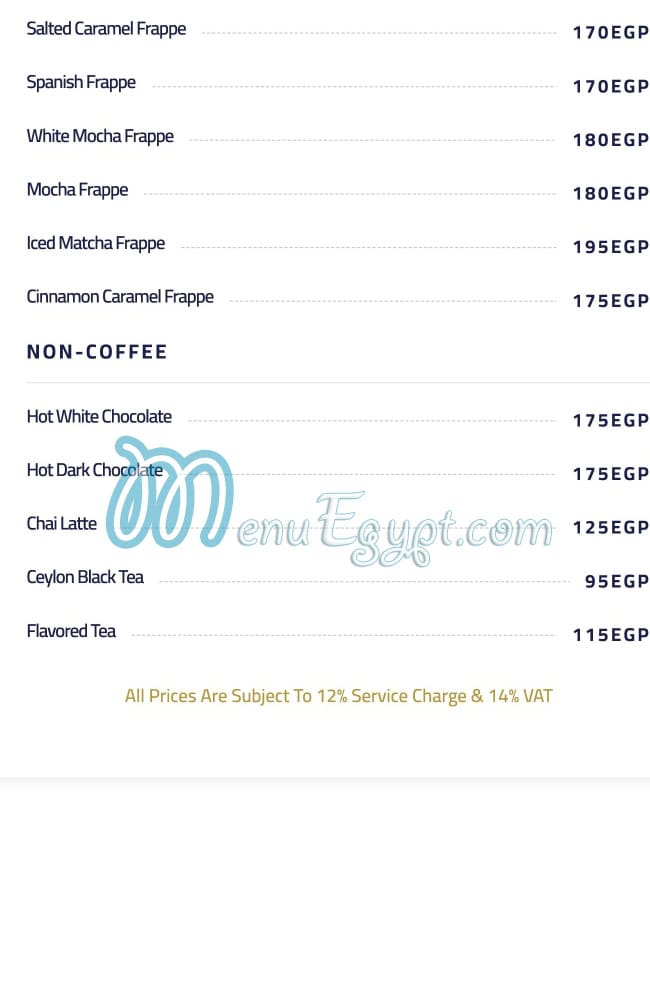 Duchess menu Egypt 8