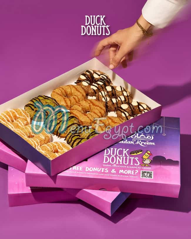 Duck Donuts menu Egypt