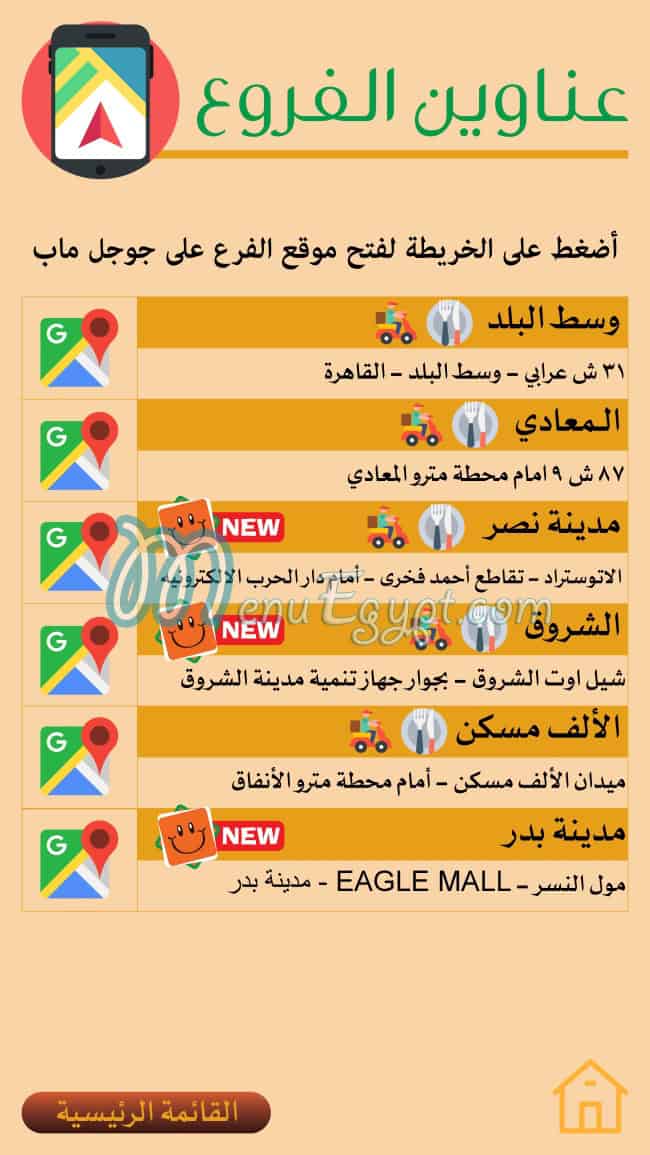 El Tabei El Domyati menu Egypt 12