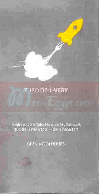 Euro Deli menu Egypt 2